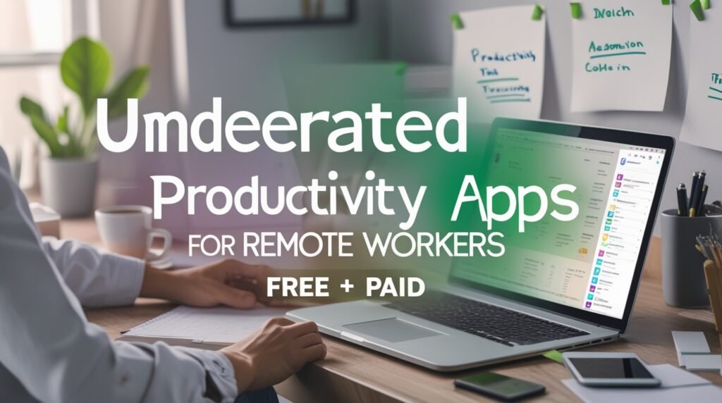 Underrated Productivity Apps for Remote Workers (Free + Paid)