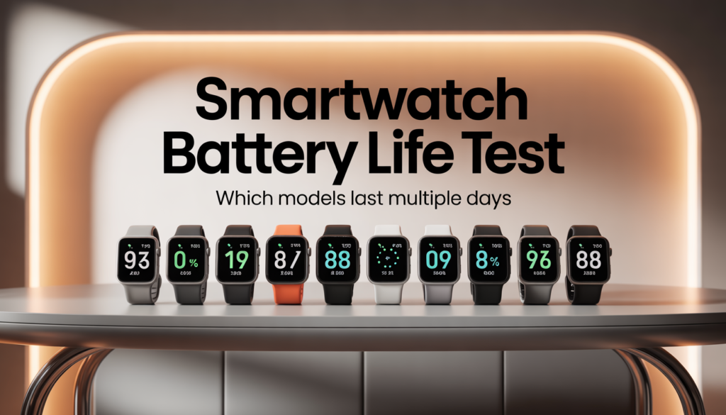 Smartwatch Battery Life Test: Which Models Last Multiple Days?